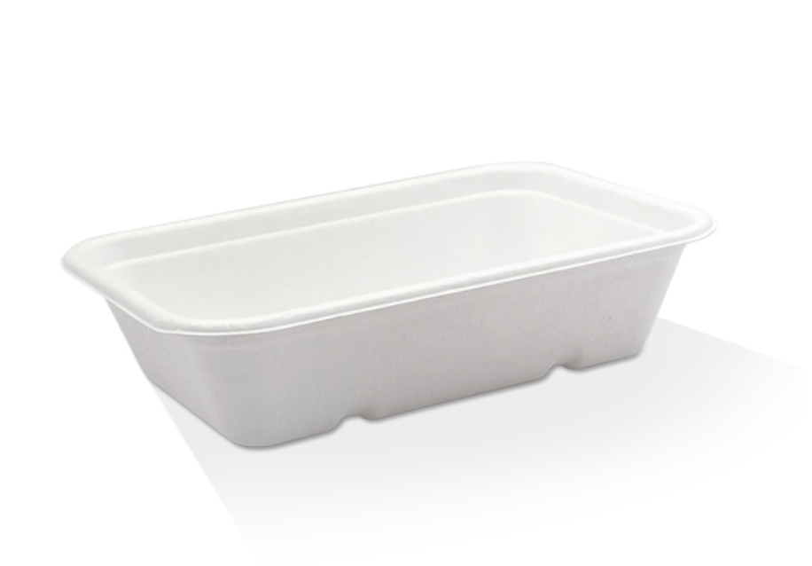 Sugarcane Takeaway Container White 500ml Carton/500