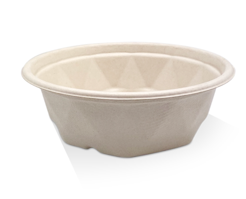 Unbleached Sugarcane Takeaway Bowl 650ml Carton/300