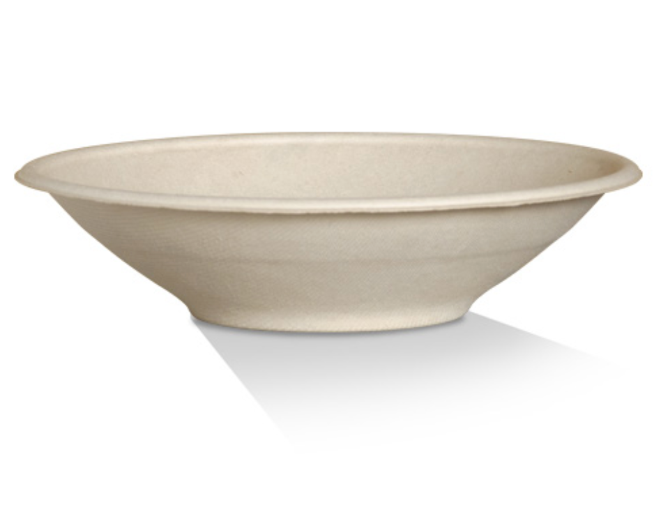 Unbleached Sugarcane Bowl 24oz Carton/500