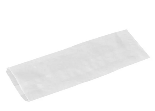 10 Long White Paper Bag