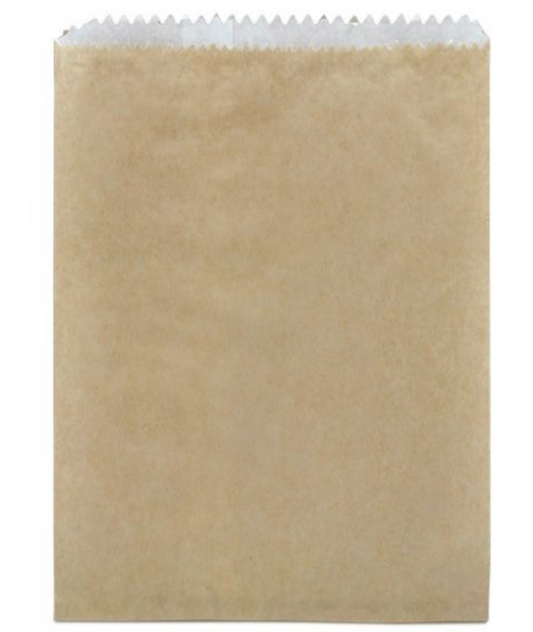 1/2 Square GPL Brown Paper Bag Pack/500
