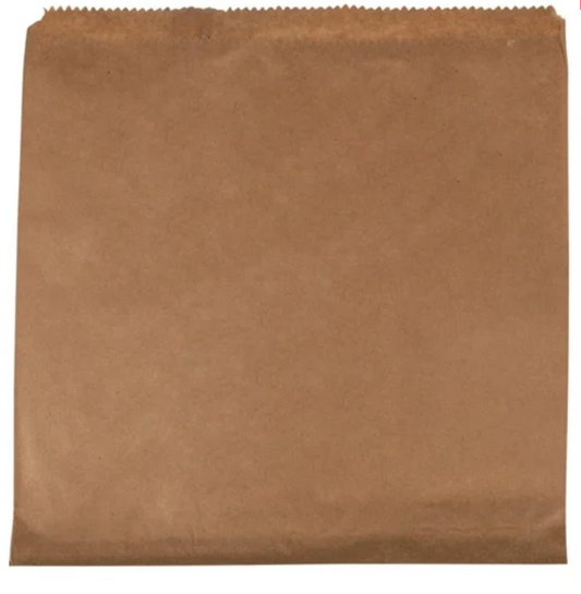 1 Square Brown Paper Bag