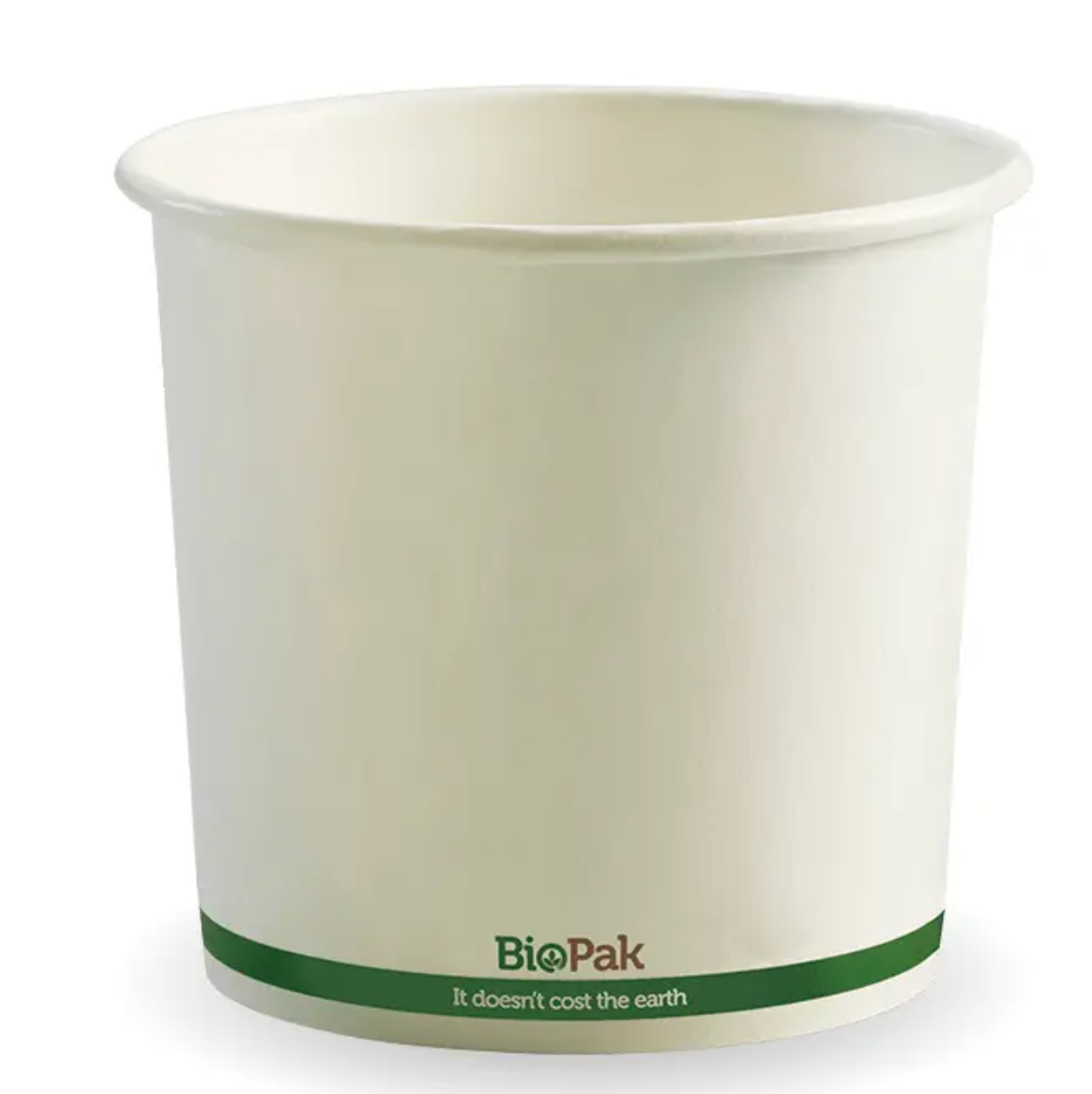 Biopak 24oz White Soup Cup Bowl