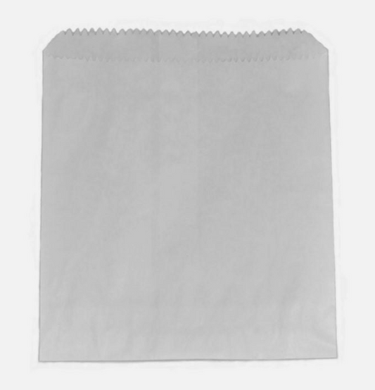 2 Square White Paper Bag