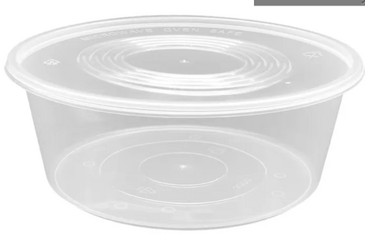 3000ml Plastic Bowl and Lid Set Clear Carton/90