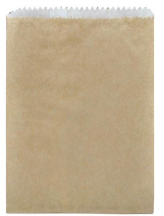 8 Long Brown Paper Bag