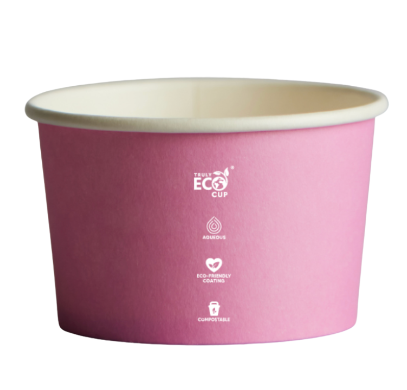 3oz Mixed Pastel Colour Ice Cream Cup Carton/1000