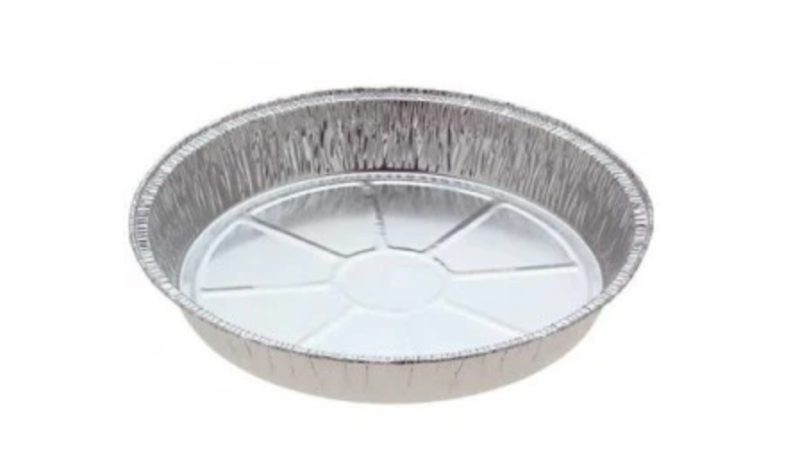 4123 Foil Tray Family Pie Tray Perforated