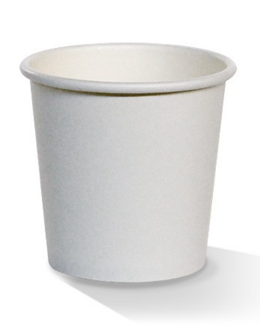4oz PE Coated Single Wall Coffee Cup White (Carton of 1000)