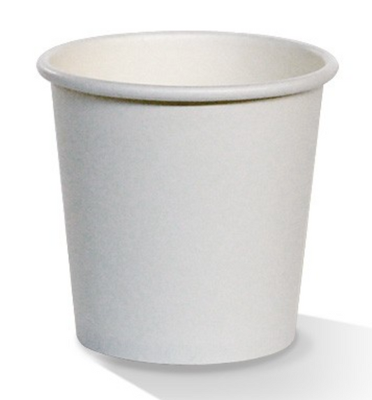 4oz PE Coated Single Wall Coffee Cup White (Carton of 1000)