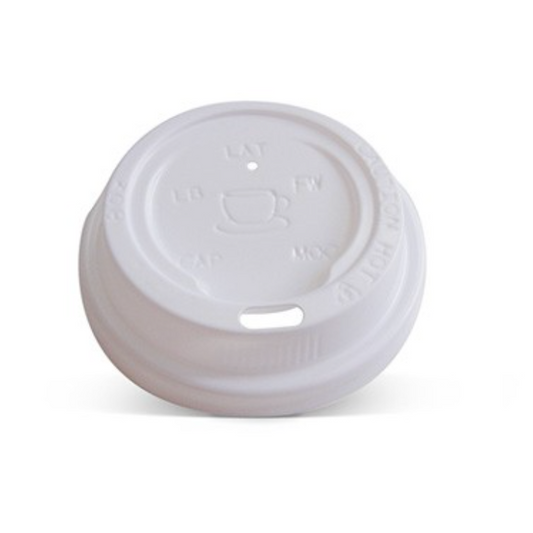 4oz PET Lid White (Carton of 1000)