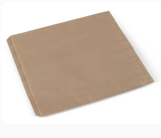 4 Square Brown Paper Bag Pack/500