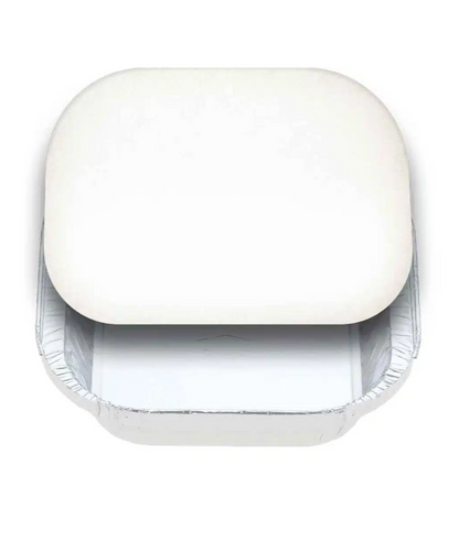 Small Shallow Square Foil Container 305ml (1000 per carton)