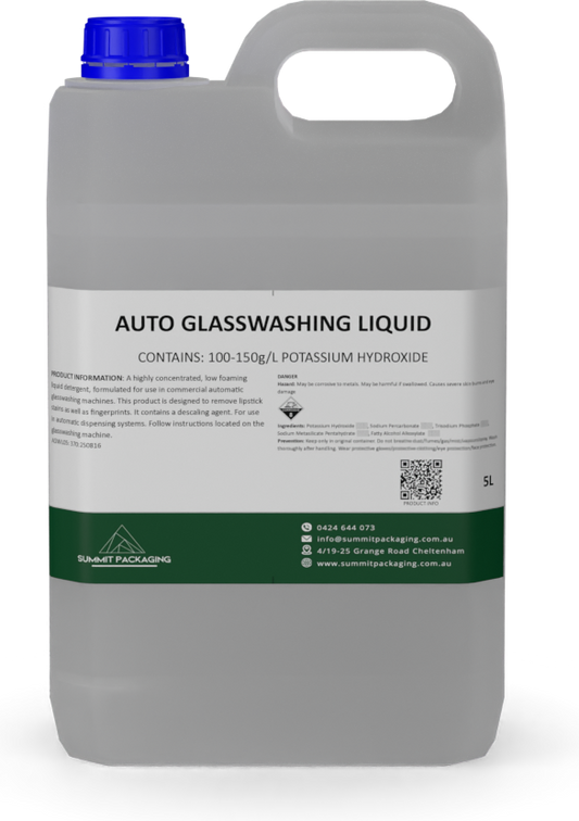 5 Litre Auto Glasswashing Liquid