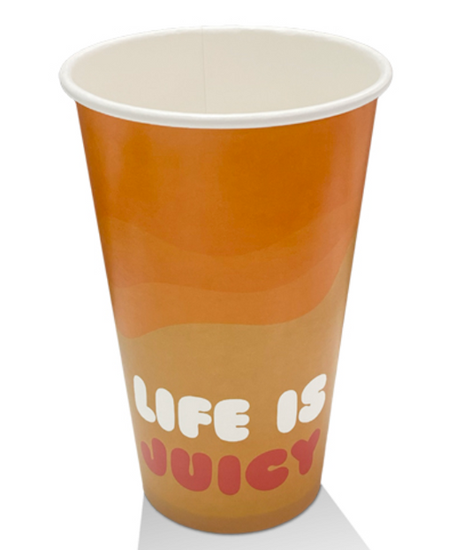16oz Aqueous Coated Cold Cup Paper Colpured (Carton of 1000)