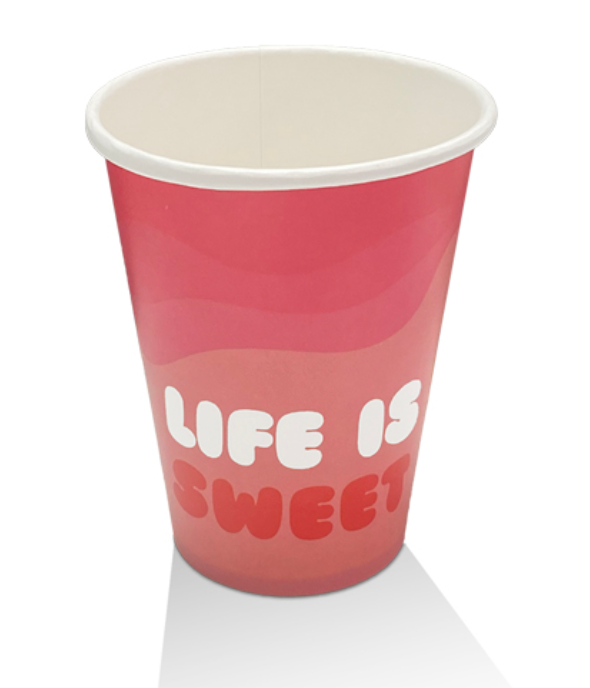 12oz Aqueous Coated Paper Cold Cup Coloured (Carton of 1000)