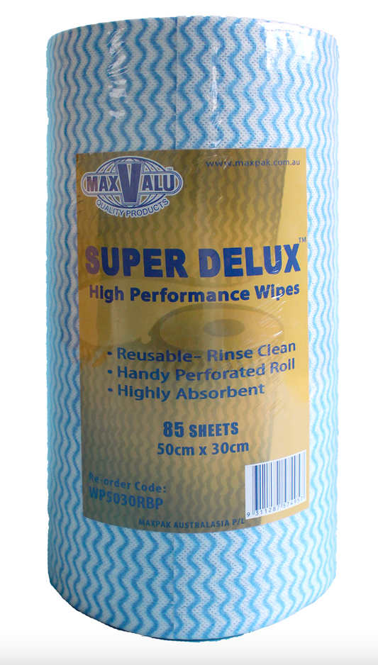 Heavy Duty Wipes Multi Purpose Wipes- Blue Wiper Roll