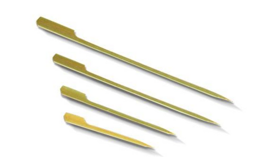 180mm Boat Oar Skewer Bamboo (Pack of 100)