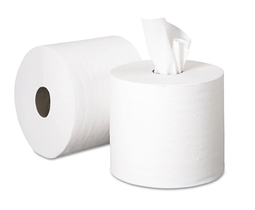 Centrefeed Roll Towel White (Carton of 4)