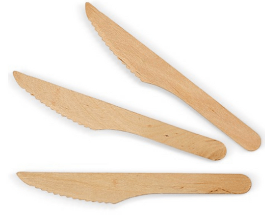 Coated Wooden Knives (Pack of 2000)
