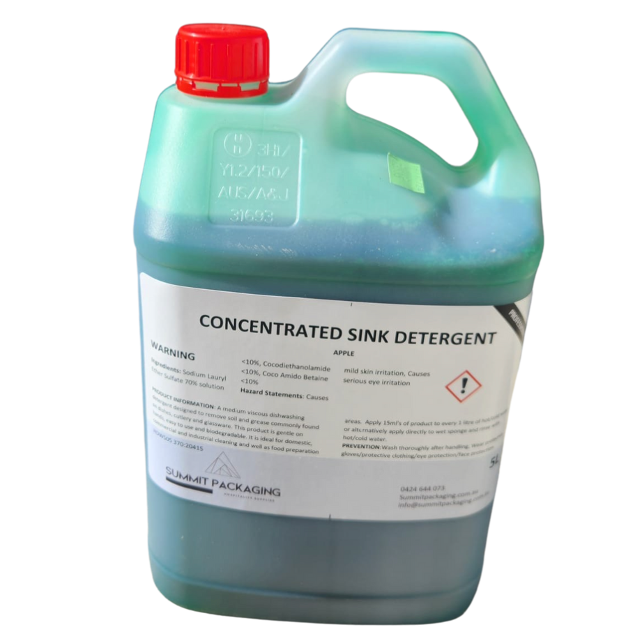 Concentrated Sink Detergent