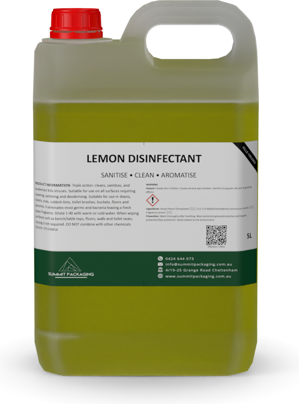 5L Lemon Disinfectant