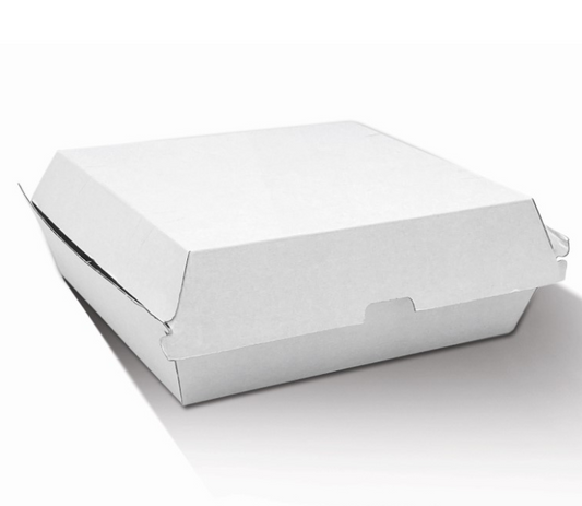 White Dinner Box Corrugated Plain (Carton of 150)