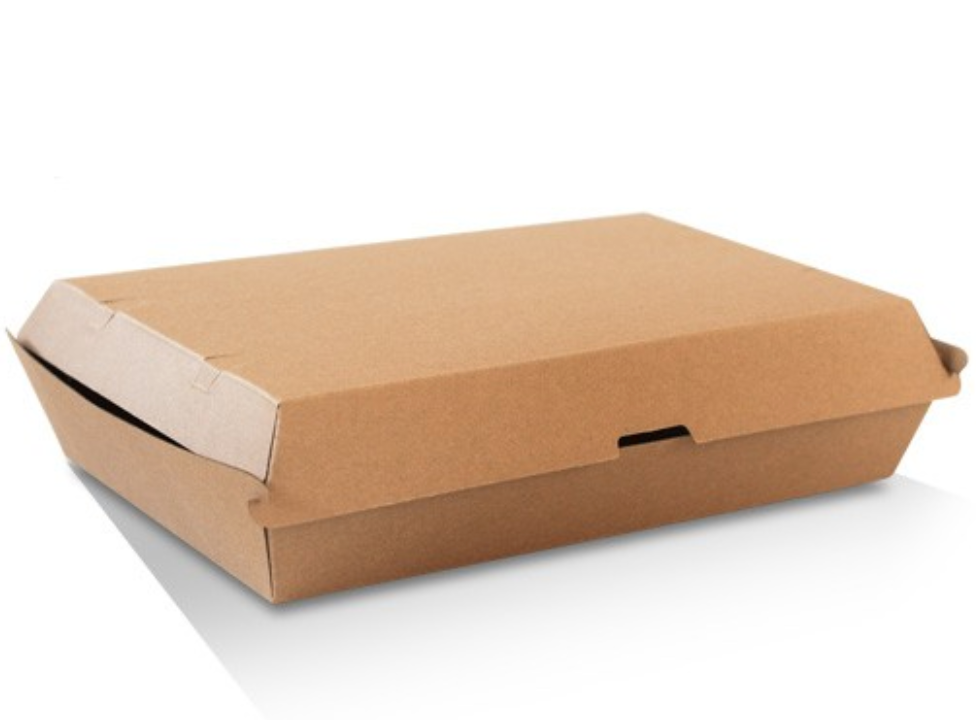 Family Pack Box Brown Corrugated Plain Brown Carton/100