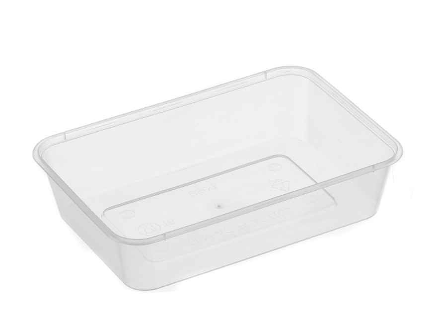 Genfac 500ml Plastic Container (Carton of 500)