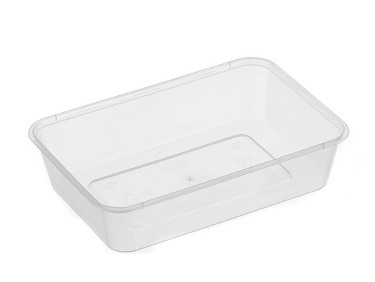 Genfac 500ml Plastic Container (Carton of 500)