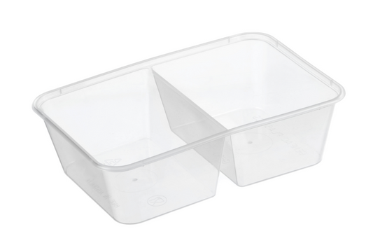 Genfac G650ml Two Compartment Container