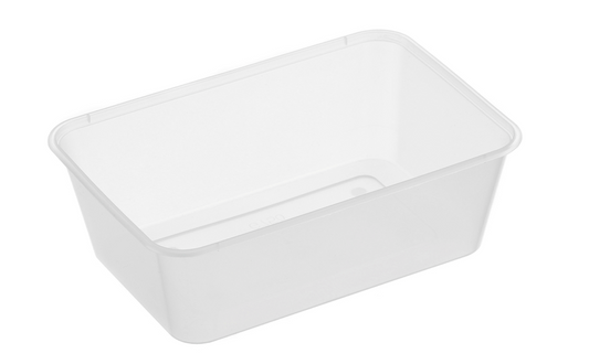 Genfac G750ml Rectangular Container Natural