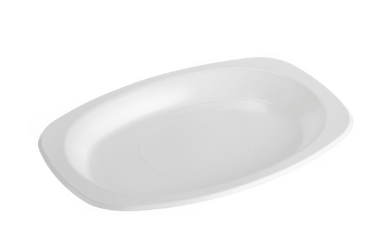 Genfac 210mmx300mm Oval Plate Medium White