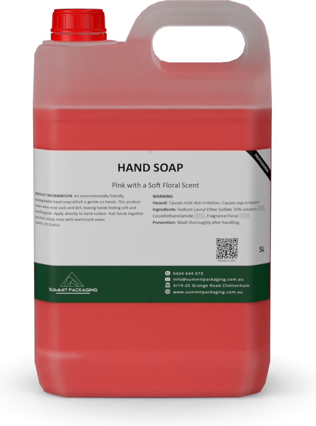 5L Hand Soap Pink