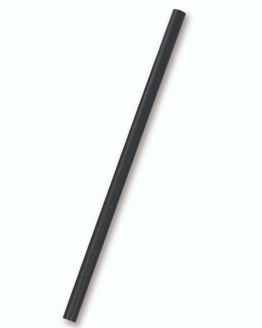 Jumbo Paper Straw Black (Carton of 2500)
