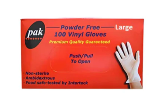 Large Vinyl Gloves- Powder Free
