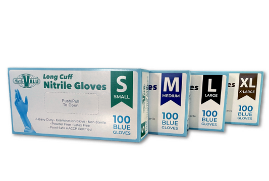 Long Cuff Nitrile Gloves