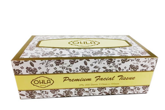 OHLA Facial Tissue 2ply 200 Sheet
