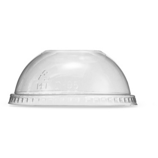 PET Dome Lid No Hole (Carton of 1000)