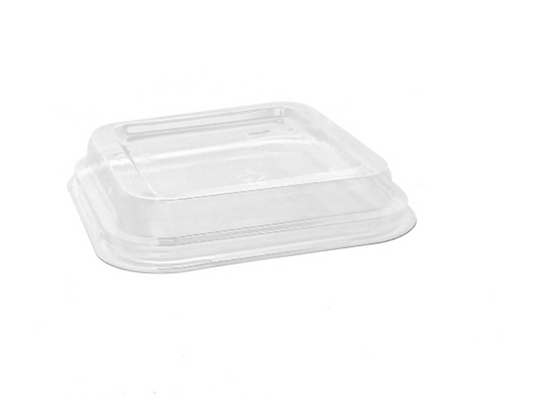 PET Lid for 7oz Sugarcane Tray (Carton of 1000)