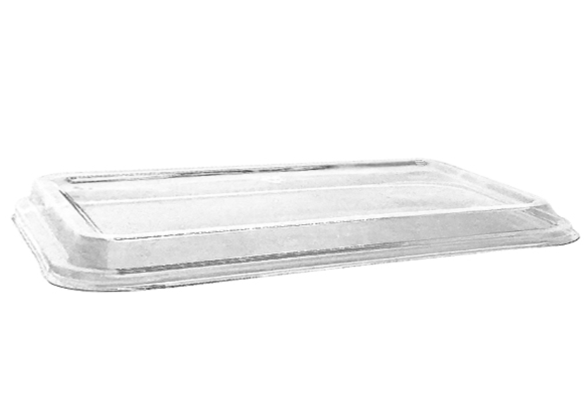 PET Lid for Sugarcane 18oz Tray (Carton of 1000)