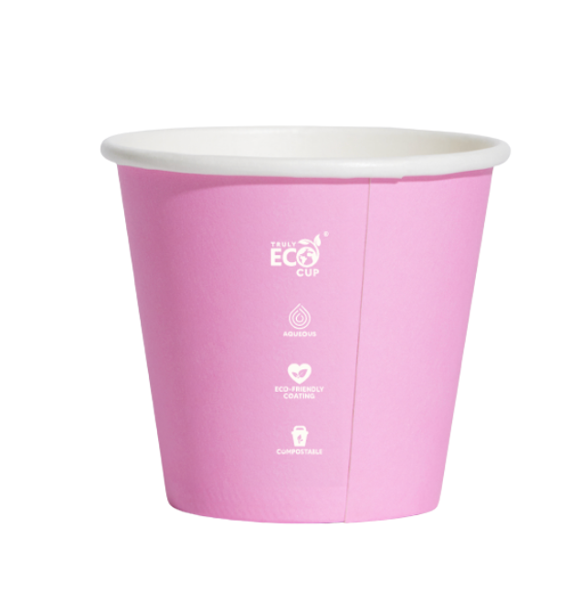 6oz Single Wall Mixed Pastel Colour Coffee Cup Carton/1000