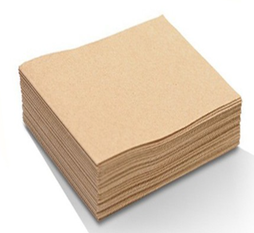 Recycled Napkin 2Ply Lunch 1/4 Fold Kraft (Carton of 2000)