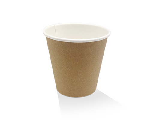 8oz PE Coated SW Cup Kraft Print (Carton of 1000)