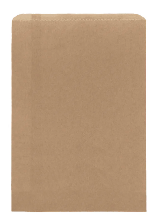 12 Long Brown Paper Bag Pack/500