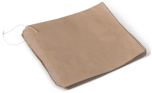 1 Square Brown Paper Bags Pack/1000