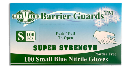 Small Blue Nitrile Gloves Carton/1000