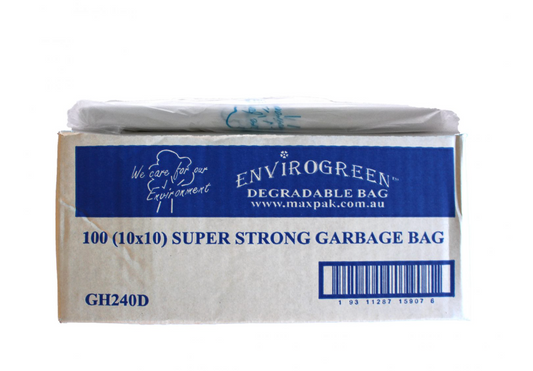 Envirogreen Degradable Bin Liners 240L Carton/100