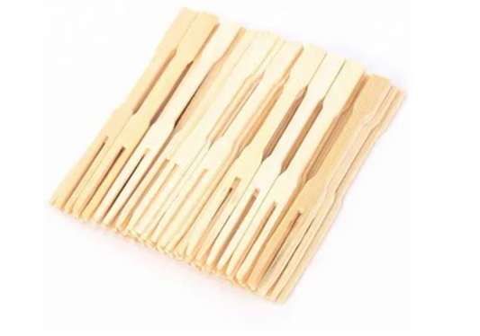 Bamboo Cocktail Fork 90mm Carton/2000