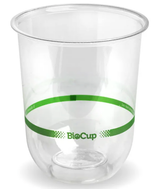 BioPak 250ml Clear Tumbler BioCups Carton/1000